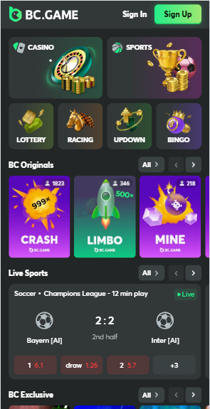 BC Game Latvijā - Izvēlies savu spēli ar unikālām iespējām BC Game Latvijā - Izvēlies savu spēli ar unikālām iespējām